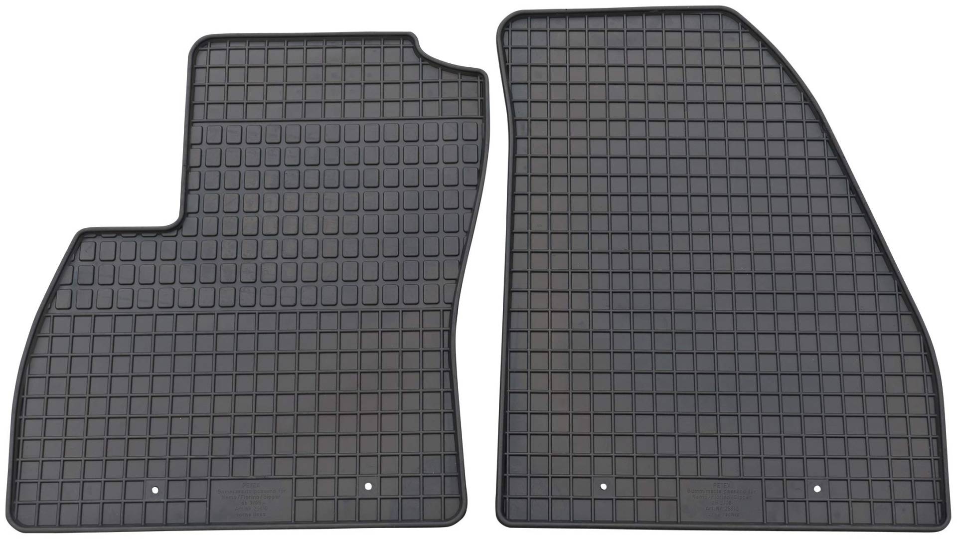 PETEX Gummimatten passend für Bipper ab 03/2008 Fußmatten schwarz 2-teilig PETEX Gummimatten passend für Bipper ab 03/2008 Fußmatten schwarz 2-teilig von PETEX