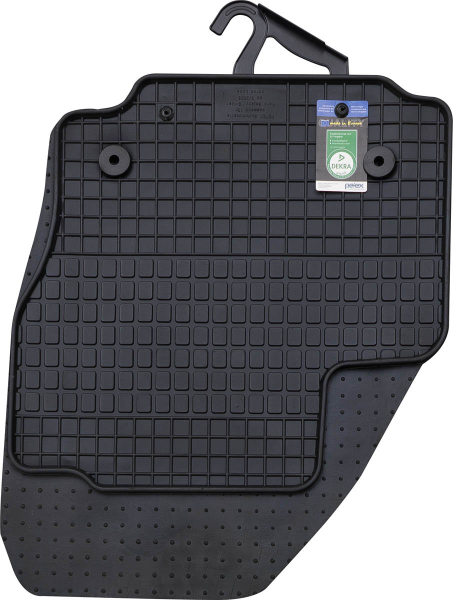 PETEX Gummimatten passend für Galaxy / S-Max ab 05/2006-08/2015 Fußmatten schwarz 4-teilig Passform von PETEX