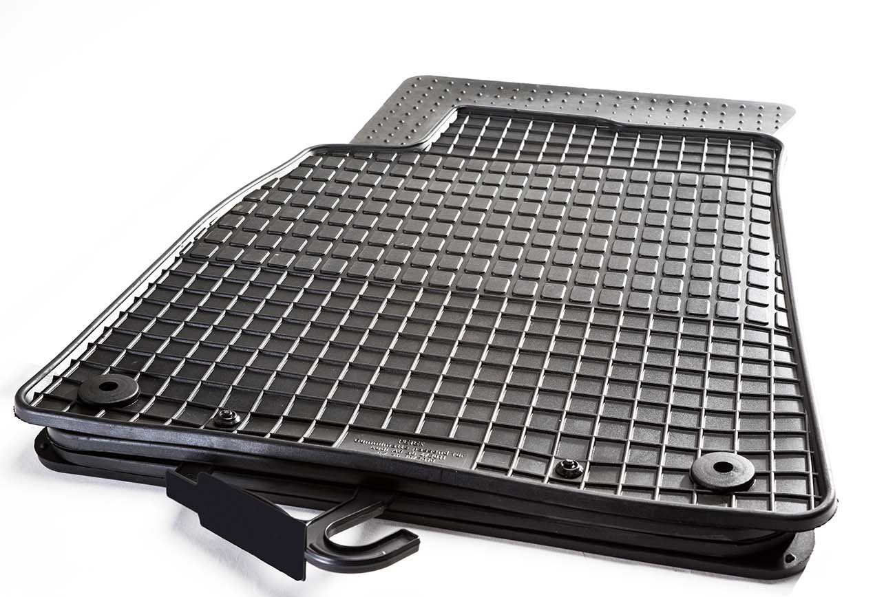 PETEX Gummimatten passend für Spark ab 03/2010-12/2012 / Spark ab 01/2013 Fußmatten schwarz 4-teilig von PETEX