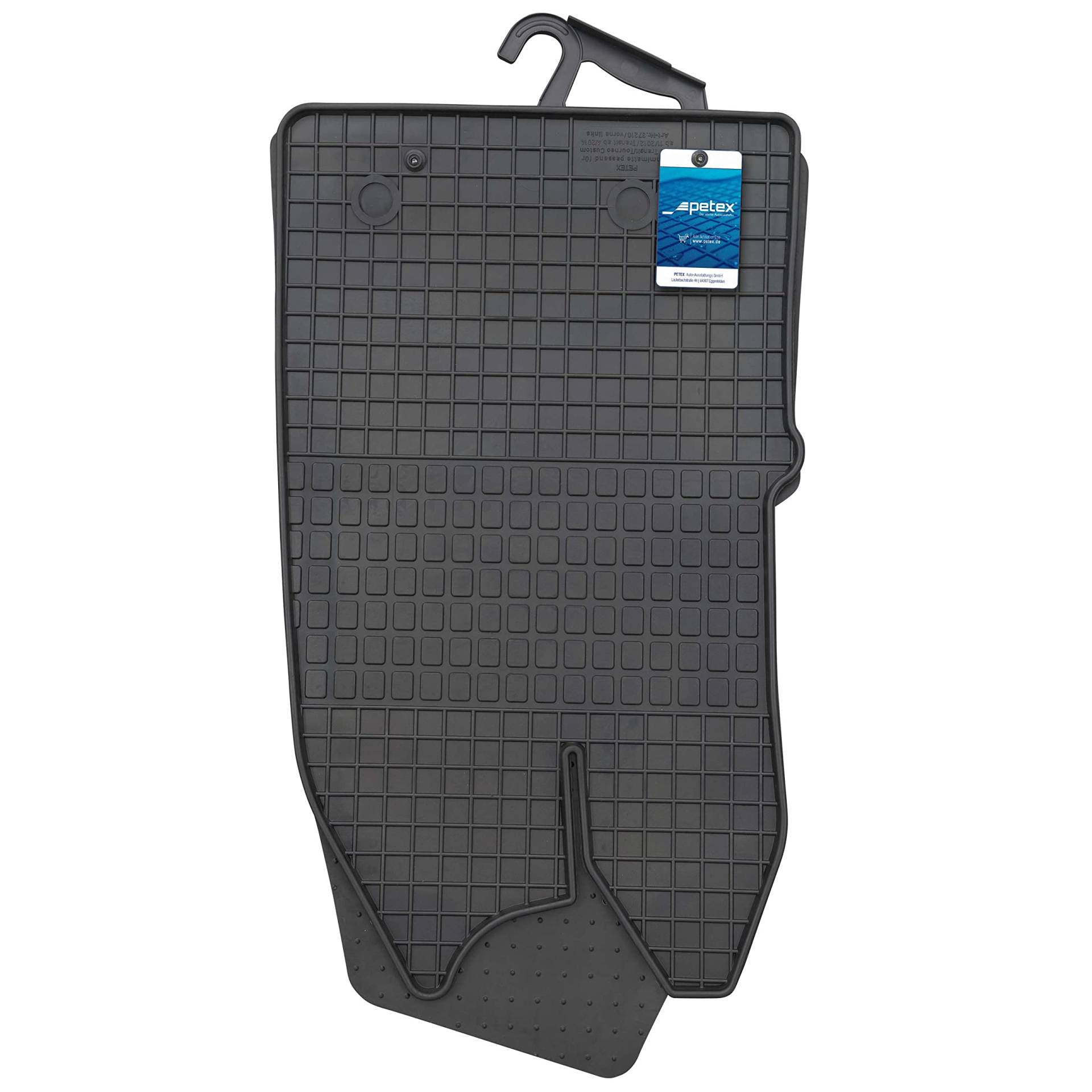 PETEX Gummimatten passend für Transit Custom / Tourneo Custom ab 11/2012 2-3 Sitzer / Transit ab 04/2014 mit Schaltgetriebe Fußmatten schwarz 2-teilig PETEX Gummimatten passend für Transit Custom / Tourneo Custom ab 11/2012 2-3 Sitzer / Transit ab 04/2014 mit Schaltgetriebe Fußmatten schwarz 2-teilig von PETEX