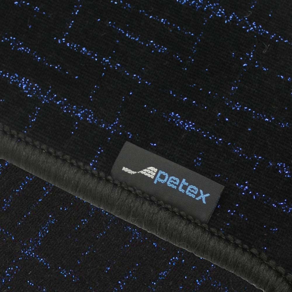 PETEX MODERN Autoteppich Premium Passform hinten blau 1-teilig von PETEX