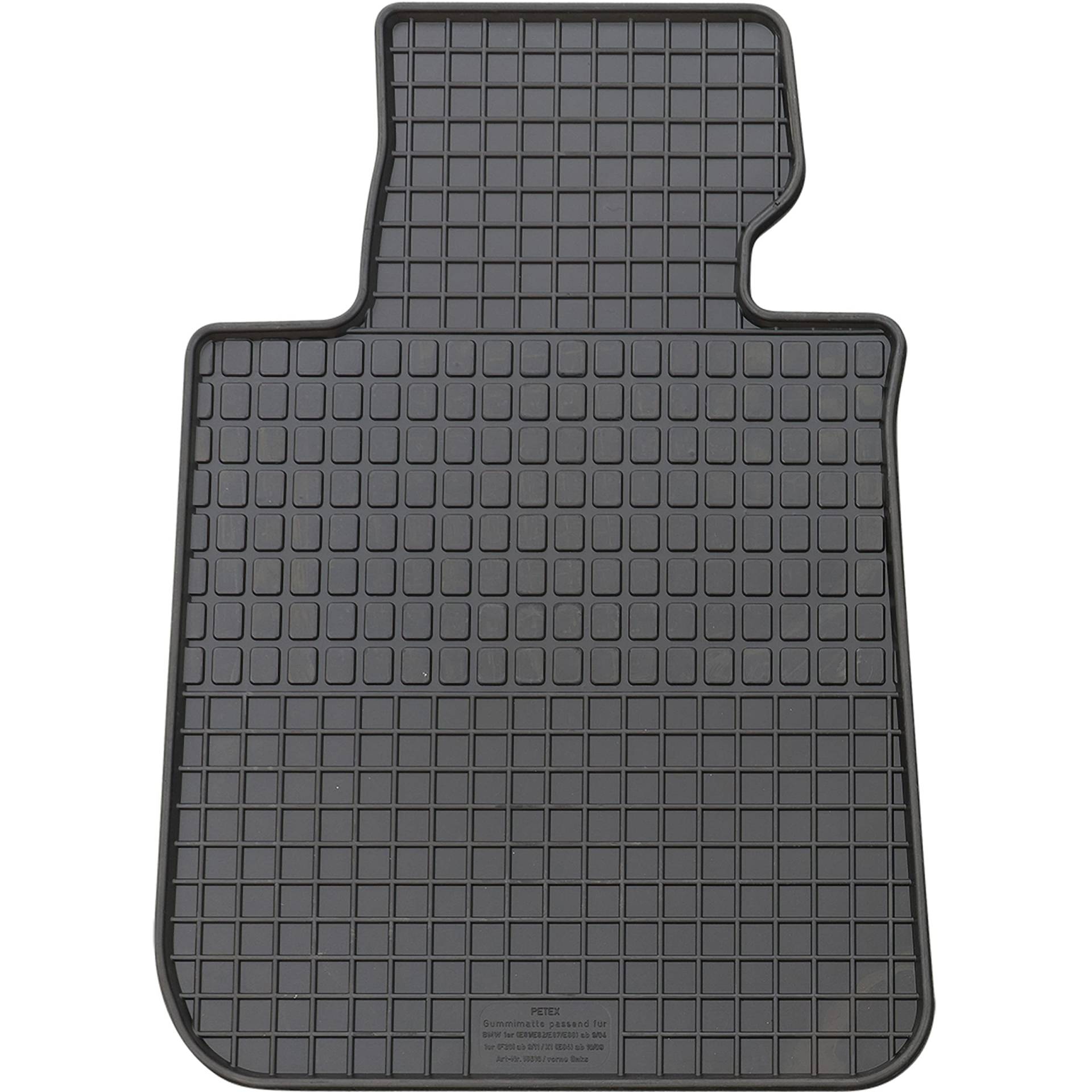 PETEX Passform Fahrer Gummimatte Premium 1-TLG schwarz PETEX Passform Fahrer Gummimatte Premium 1-TLG schwarz von PETEX