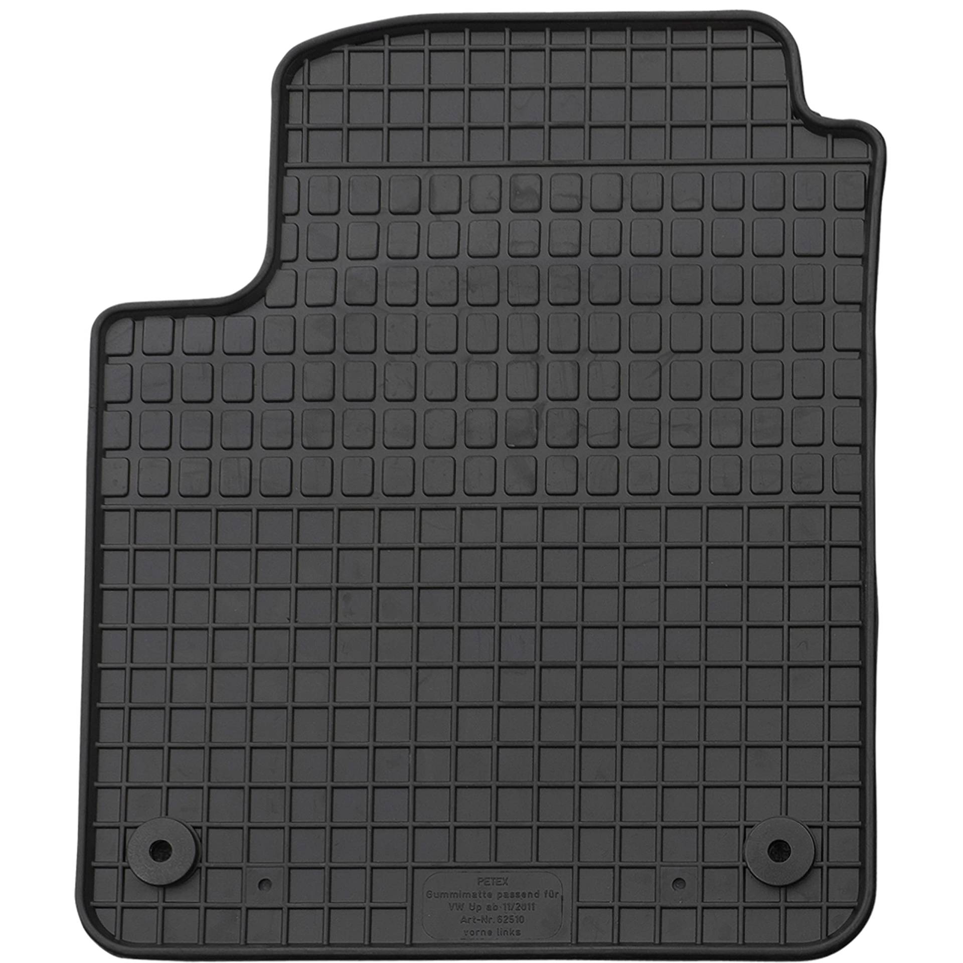 PETEX Passform Fahrer Gummimatte Premium 1-TLG schwarz PETEX Passform Fahrer Gummimatte Premium 1-TLG schwarz von PETEX
