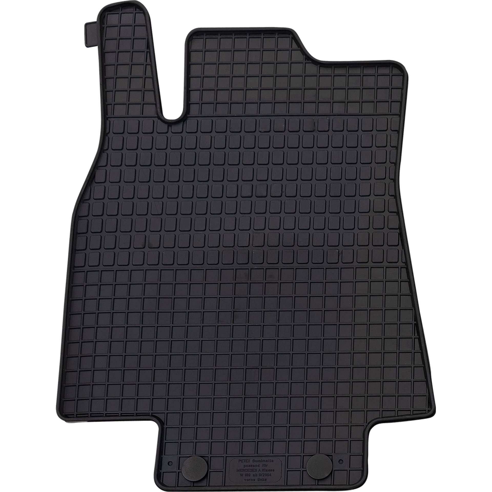 PETEX Passform Fahrer Gummimatte Premium 1-TLG schwarz PETEX Passform Fahrer Gummimatte Premium 1-TLG schwarz von PETEX