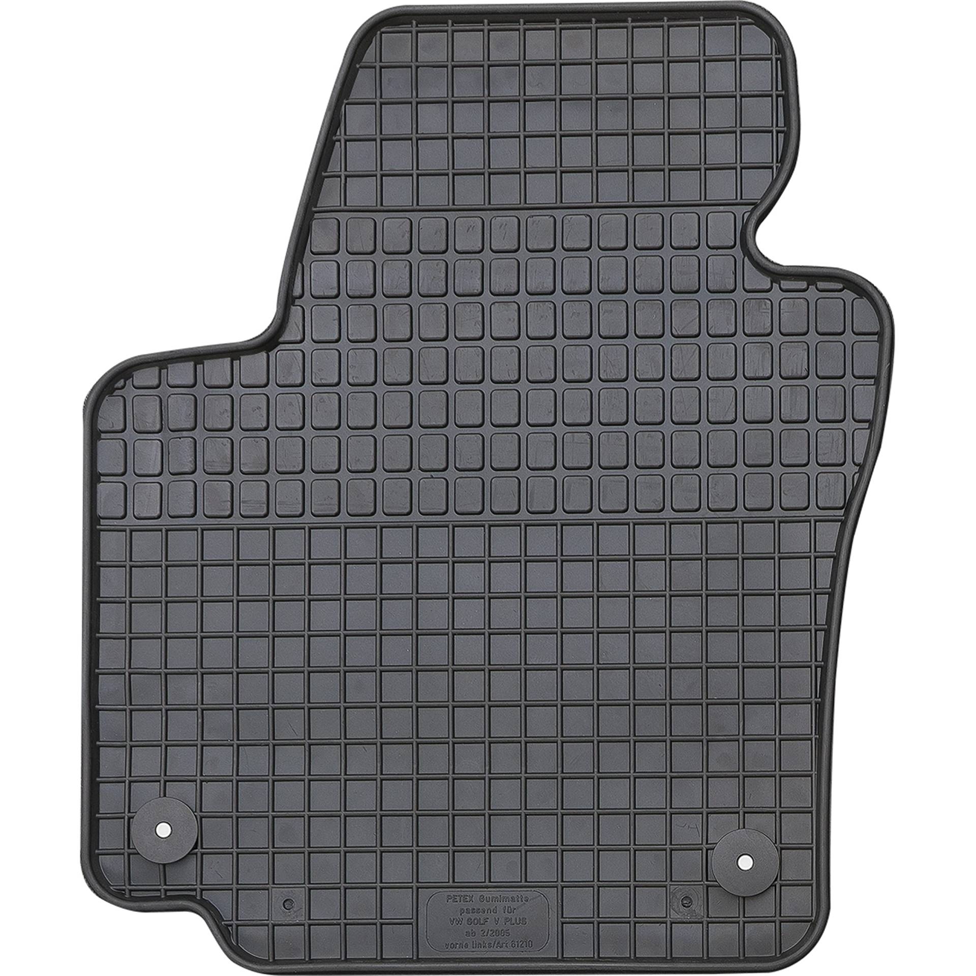 PETEX Passform Fahrer Gummimatte Premium 1-TLG schwarz PETEX Passform Fahrer Gummimatte Premium 1-TLG schwarz von PETEX