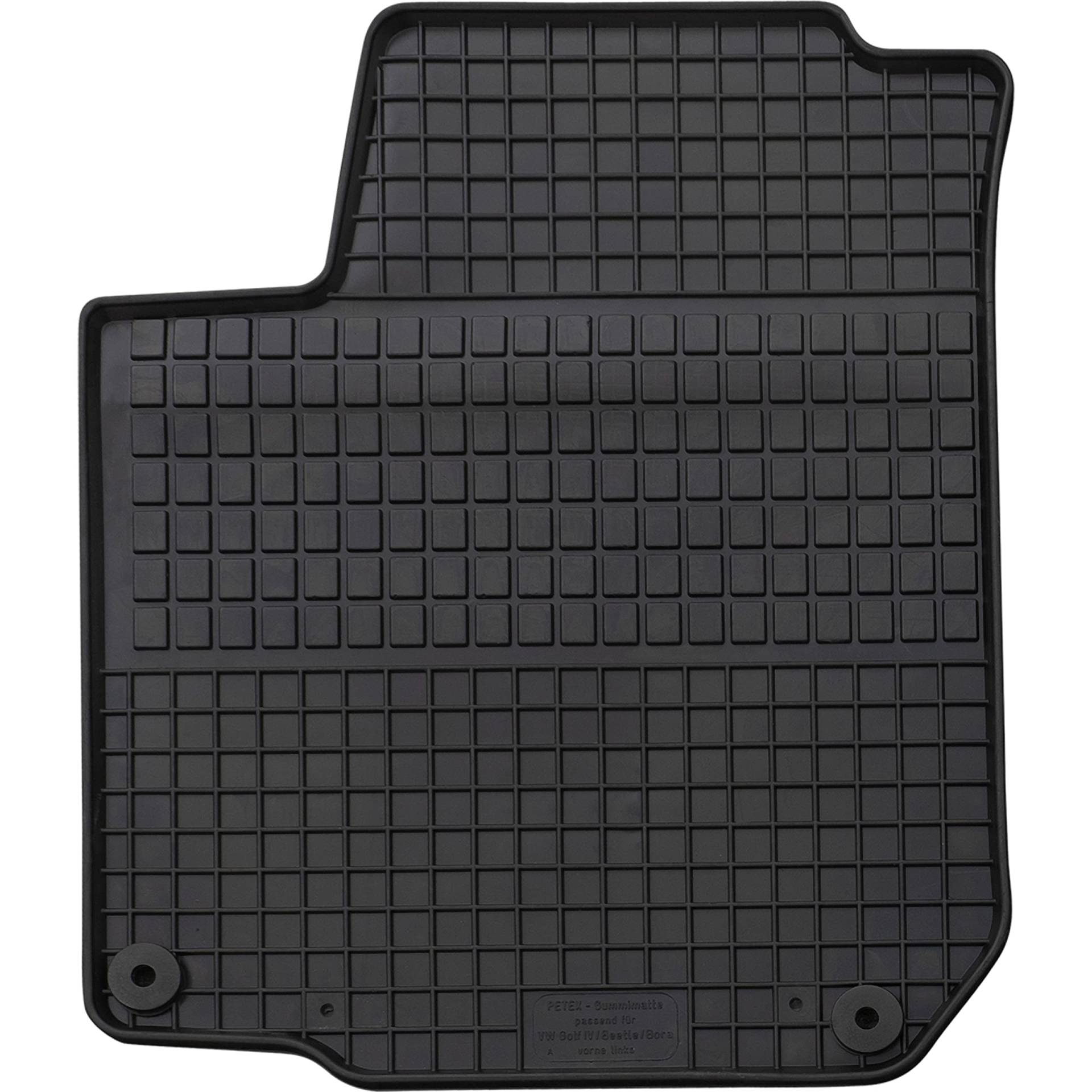 PETEX Passform Fahrer Gummimatte Premium 1-TLG schwarz PETEX Passform Fahrer Gummimatte Premium 1-TLG schwarz von PETEX