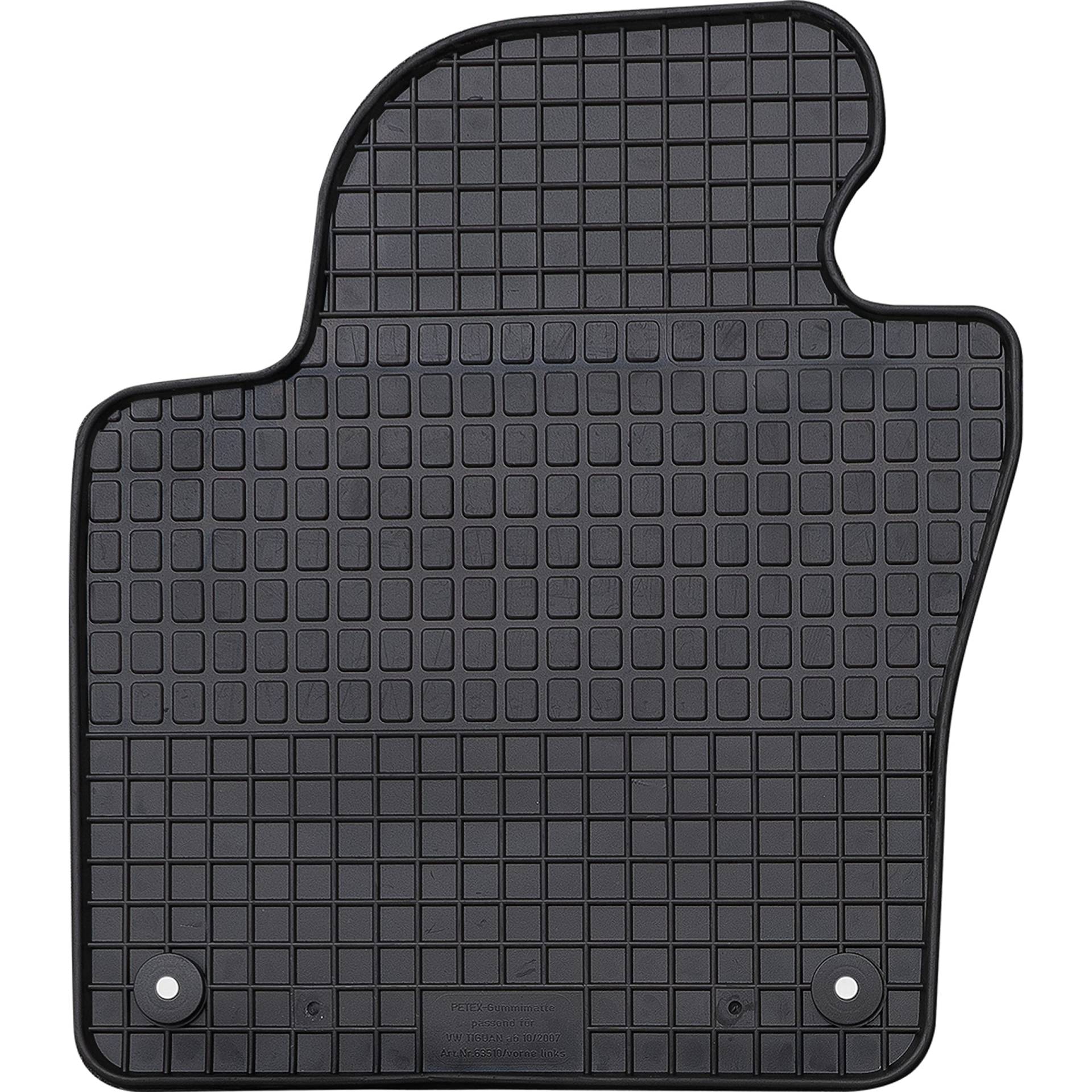 PETEX Passform Fahrer Gummimatte Premium 1-TLG schwarz PETEX Passform Fahrer Gummimatte Premium 1-TLG schwarz von PETEX