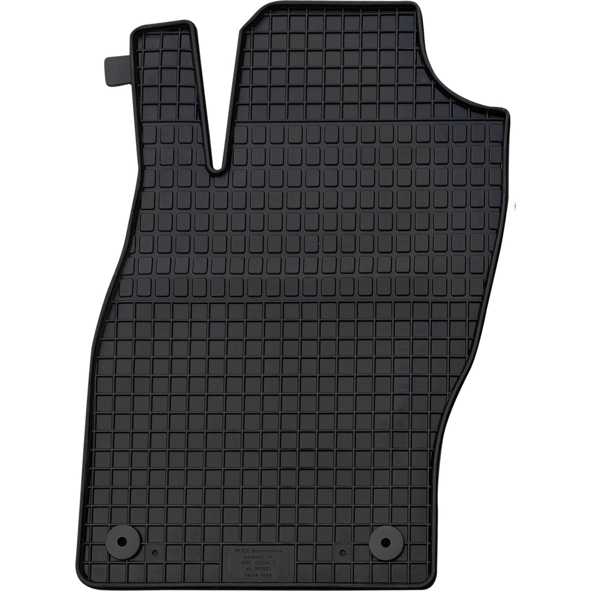 PETEX Passform Fahrer Gummimatte Premium 1-TLG schwarz PETEX Passform Fahrer Gummimatte Premium 1-TLG schwarz von PETEX