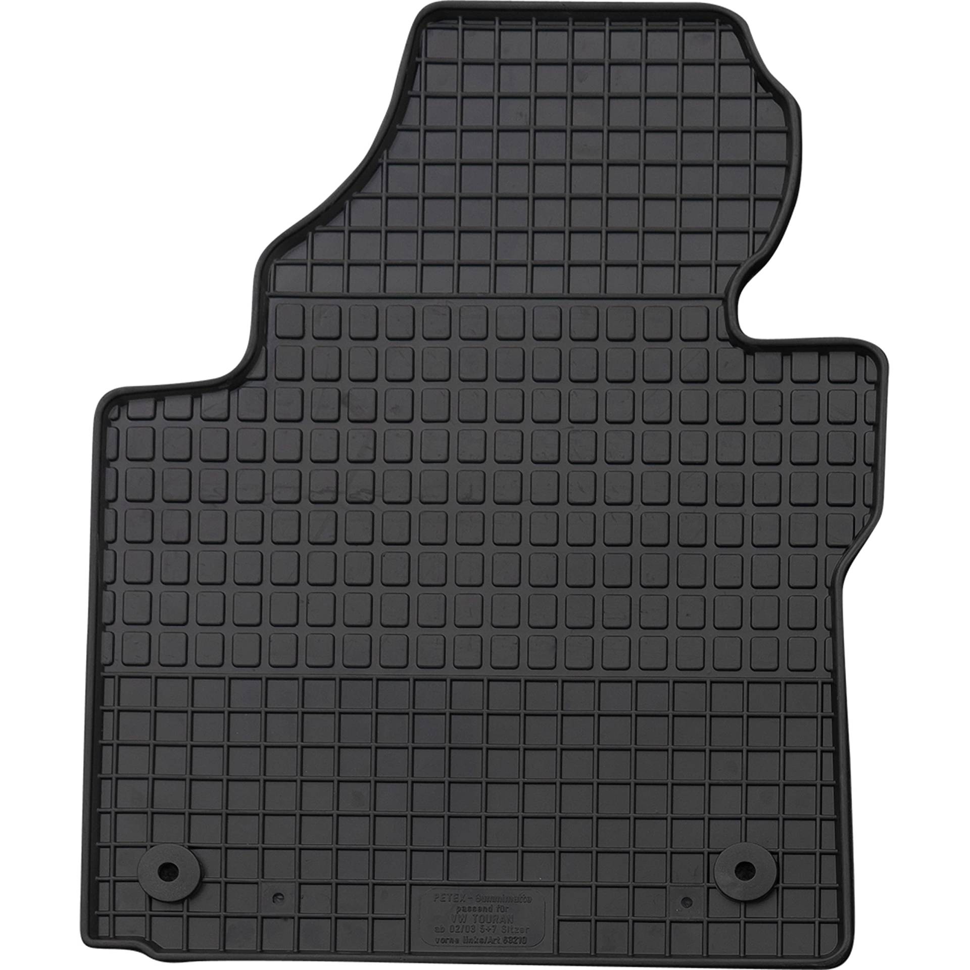 PETEX Passform Fahrer Gummimatte Premium 1-TLG schwarz PETEX Passform Fahrer Gummimatte Premium 1-TLG schwarz von PETEX