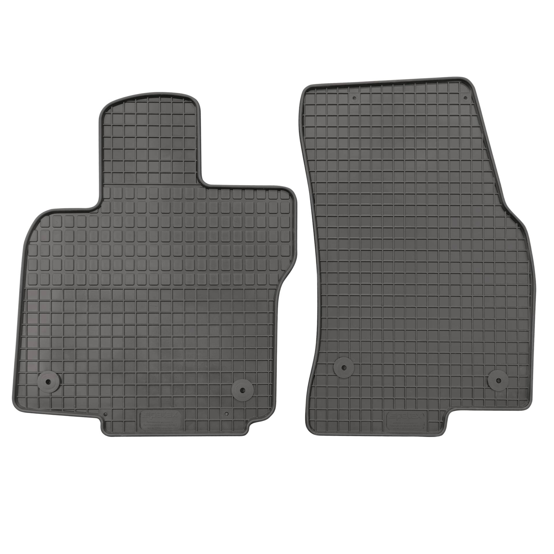 PETEX Passform Gummimatte für Ford Transit Connect ab 05/2022 / Tourneo Connect ab 05/2022, 2-teiliges Set für vorne, PKW Auto Fußmatte, schwarz, robust, wetterfest PETEX Passform Gummimatte für Ford Transit Connect ab 05/2022 / Tourneo Connect ab 05/2022, 2-teiliges Set für vorne, PKW Auto Fußmatte, schwarz, robust, wetterfest von PETEX