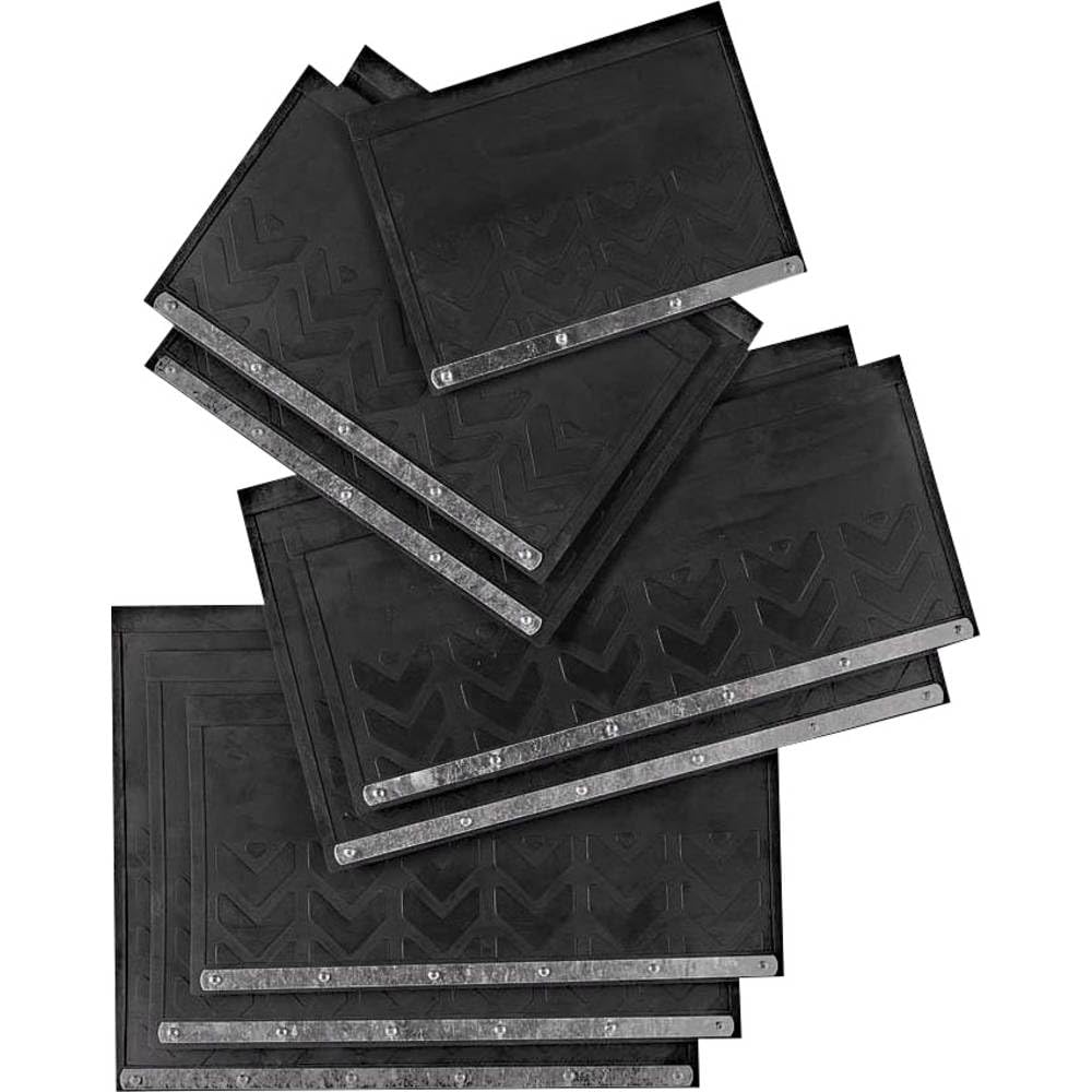 PETEX SM040 410 016 Schmutzfaenger Gummi (Natur) (B x H) 600mm x 500mm, 60 x 50 cm, schwarz von PETEX