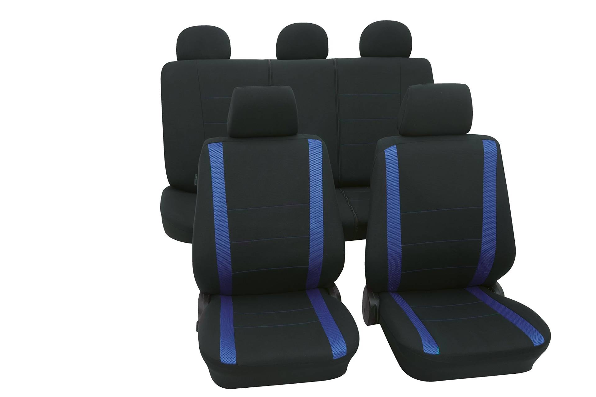 PETEX Sitzbezug Universal Eco Class Samoa blau Vordersitzgarnitur 6-teilig Größe SAB 1 von PETEX