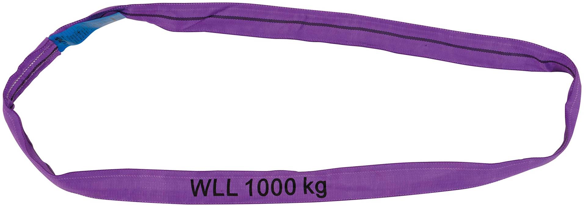 PETEX 47201324 Rundschlinge WLL 1.000 kg, Länge 3 m, Umfang 6 m, Violett von PETEX