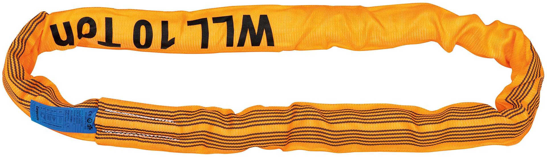 PETEX 47210635 Rundschlinge WLL 10.000 kg, Länge 6 m, Umfang 12 m, Orange von PETEX
