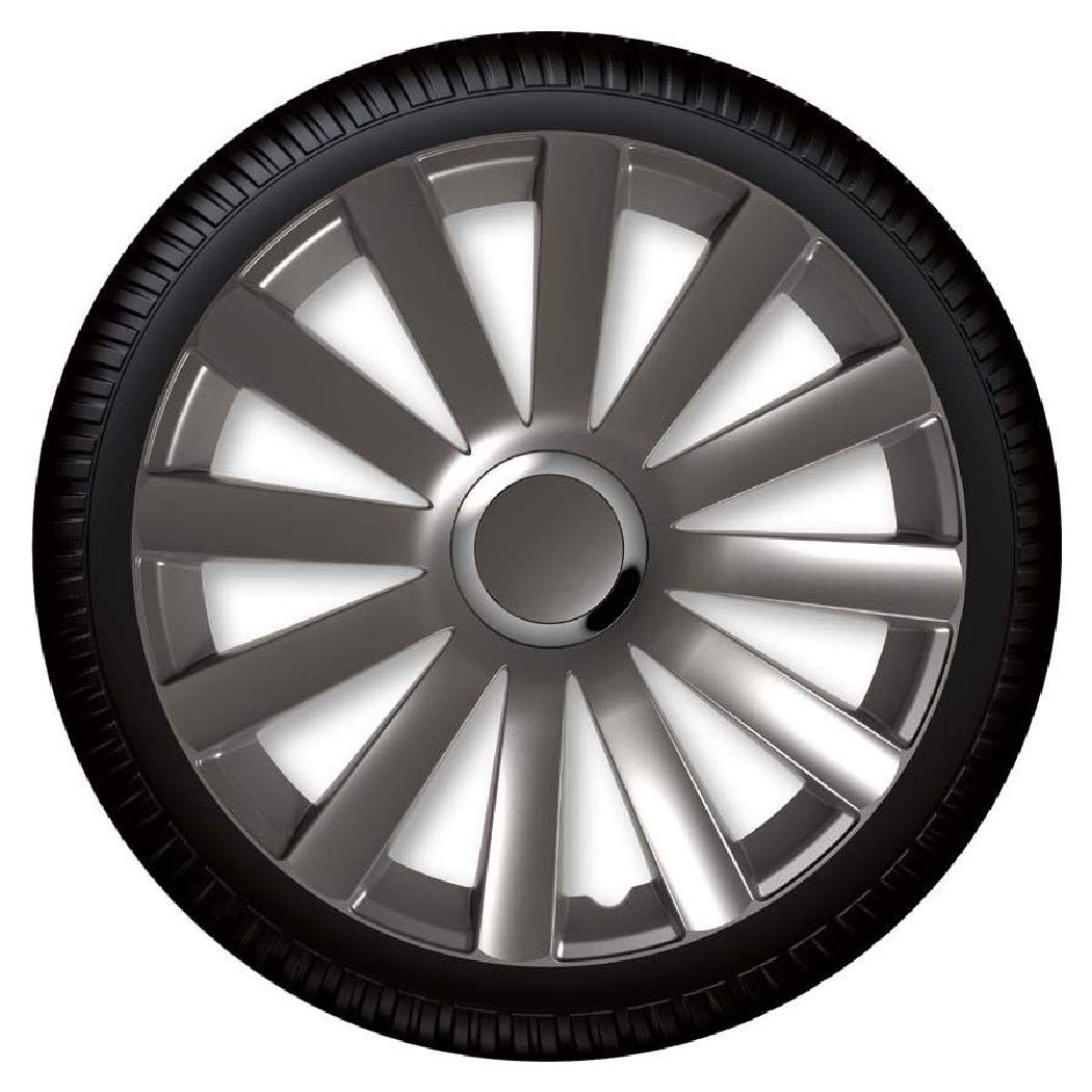 Petex RB536915 Radzierblende Spyder Pro Größe 15 Zoll 2-fach lackiert mit Chromring Material: Nylon in Box, dark anthrazit - 4-er Set Petex RB536915 Radzierblende Spyder Pro Größe 15 Zoll 2-fach lackiert mit Chromring Material: Nylon in Box, dark anthrazit - 4-er Set von PETEX