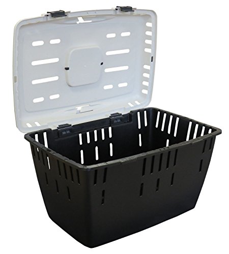 PETGARD Hundetransportbox Katzentransportbox Kleintiertransportbox DAKOTA anthrazit-weiss von PETGARD