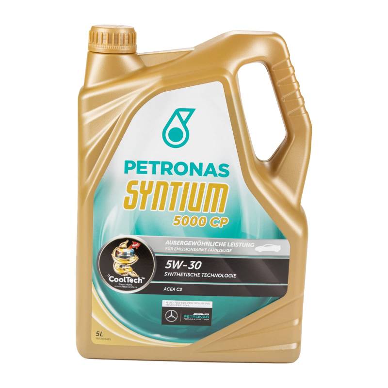 PETRONAS Syntium 5000 CP Motoröl Öl 5W30 5L 5 Liter API SN/CF ACEA C2 von Syntium