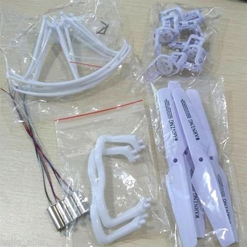 Für Syma X5C RC Drohne Quadcopter Ersatzteil-Kit mit Protektoren, Propellern, Motoren und Landekufen von PETSTIBLE