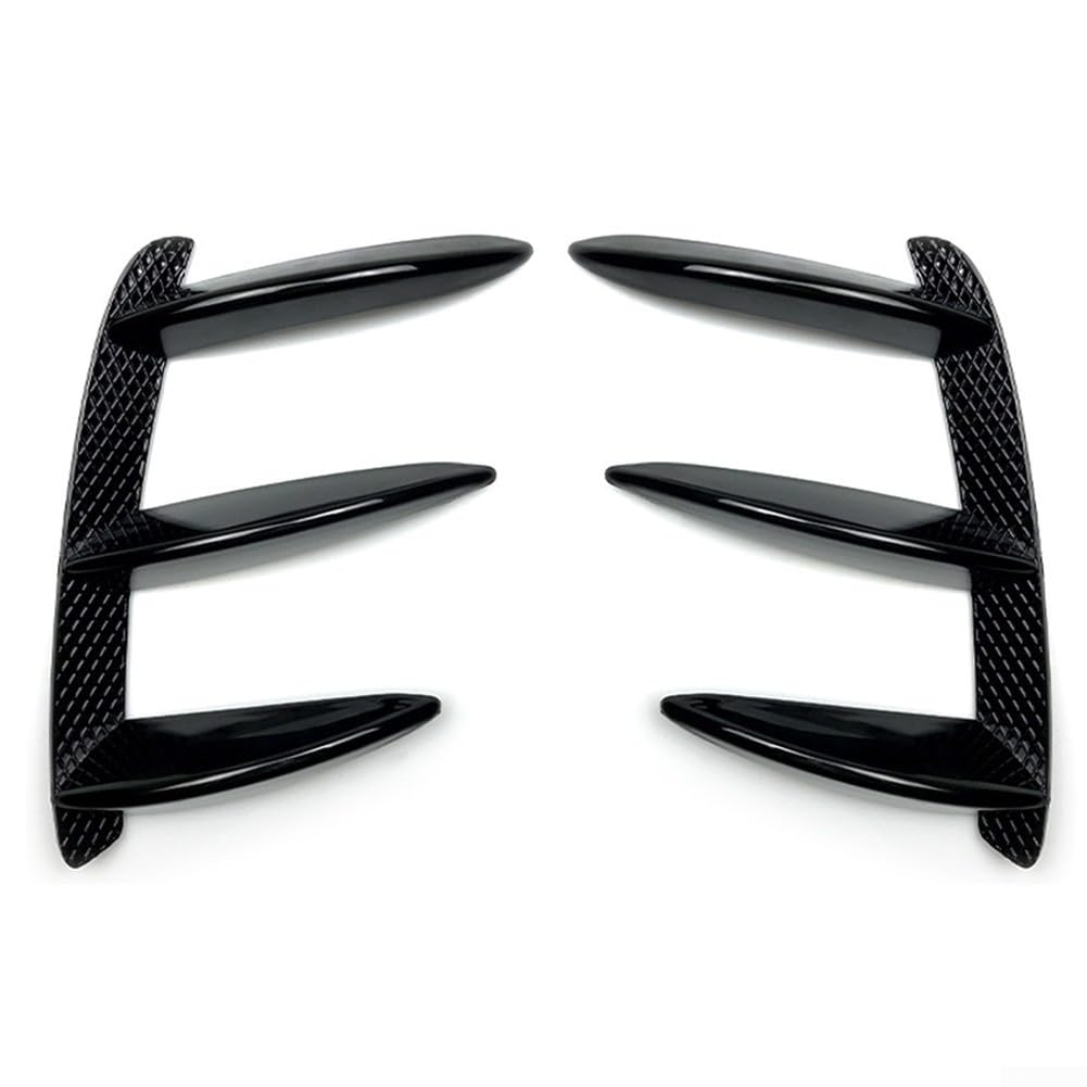Für W176 A200 A250 A260 A45 Auto Canards Funktionelle und Stilvolle Heckspoiler (Glänzend Schwarz) von PETSTIBLE