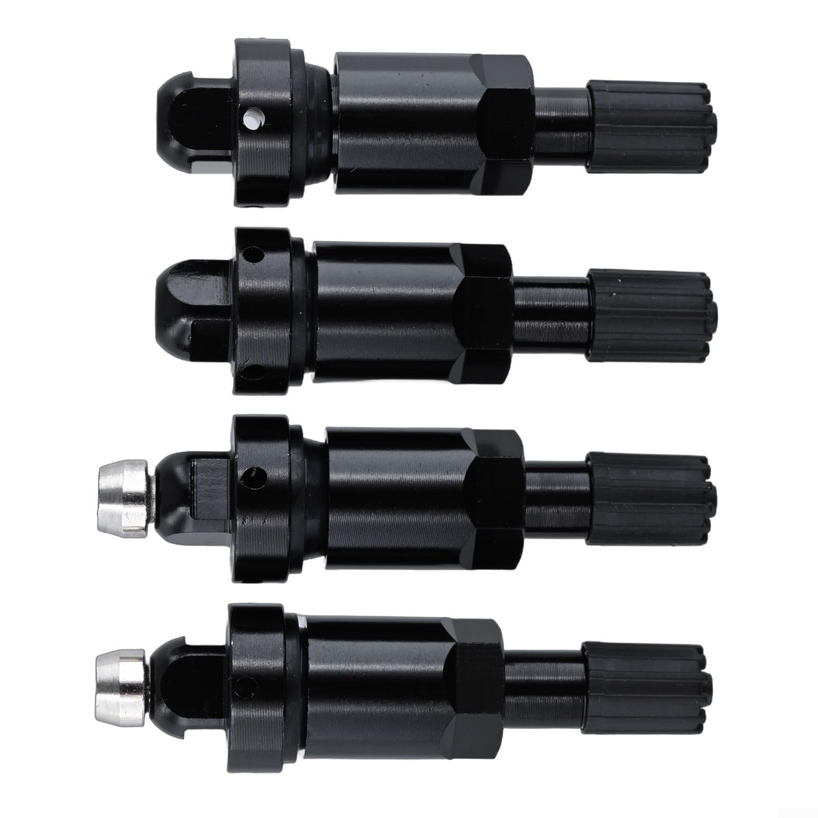 Komplettes TPMS-Ventilschaft-Service-Set, 4 Aluminium-Schäfte, kompatibel mit Tesla von PETSTIBLE