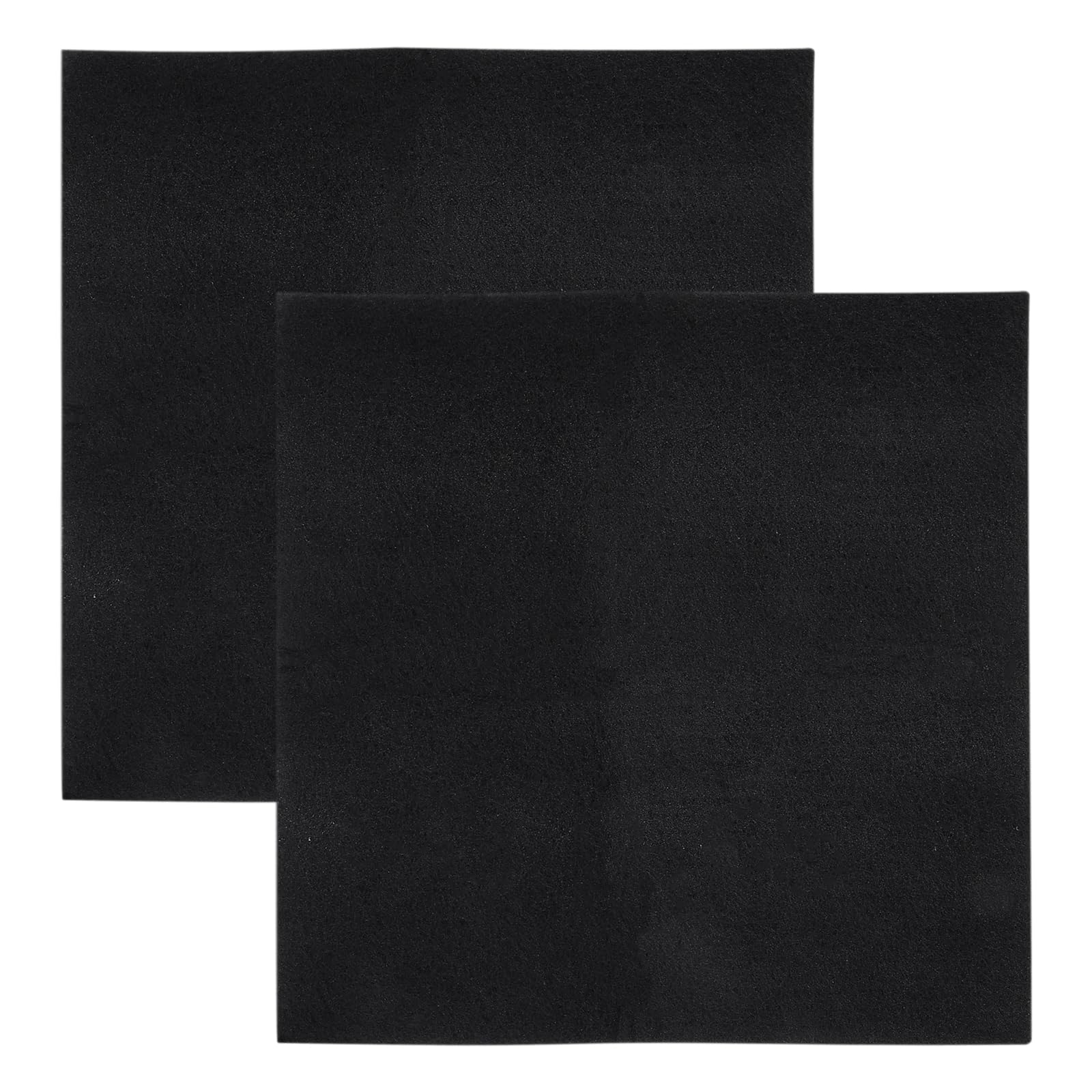 2stk 56cm Ölablass-Spritzpad, Quadratische Garagen-Ölteppichmatte Hitzebeständiges Spritzfreies Pad Schwarze Ölabsorbierende Pads für Einfahrt Autowechsel-Ölgetriebe-Ablasswanne von PEUTIER