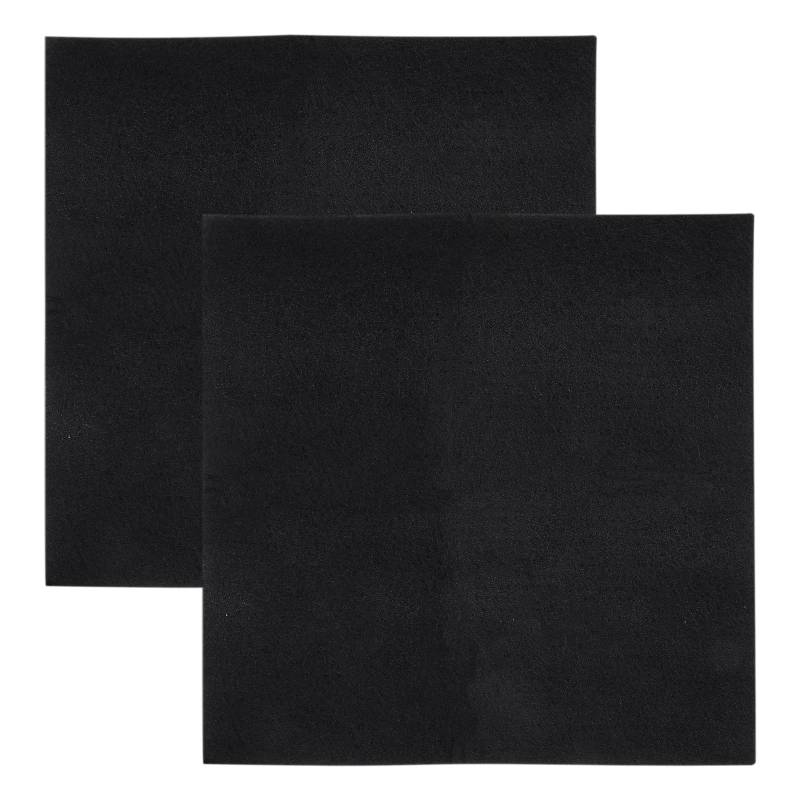 2stk 56cm Ölablass-Spritzpad, Quadratische Garagen-Ölteppichmatte Hitzebeständiges Spritzfreies Pad Schwarze Ölabsorbierende Pads für Einfahrt Autowechsel-Ölgetriebe-Ablasswanne von PEUTIER