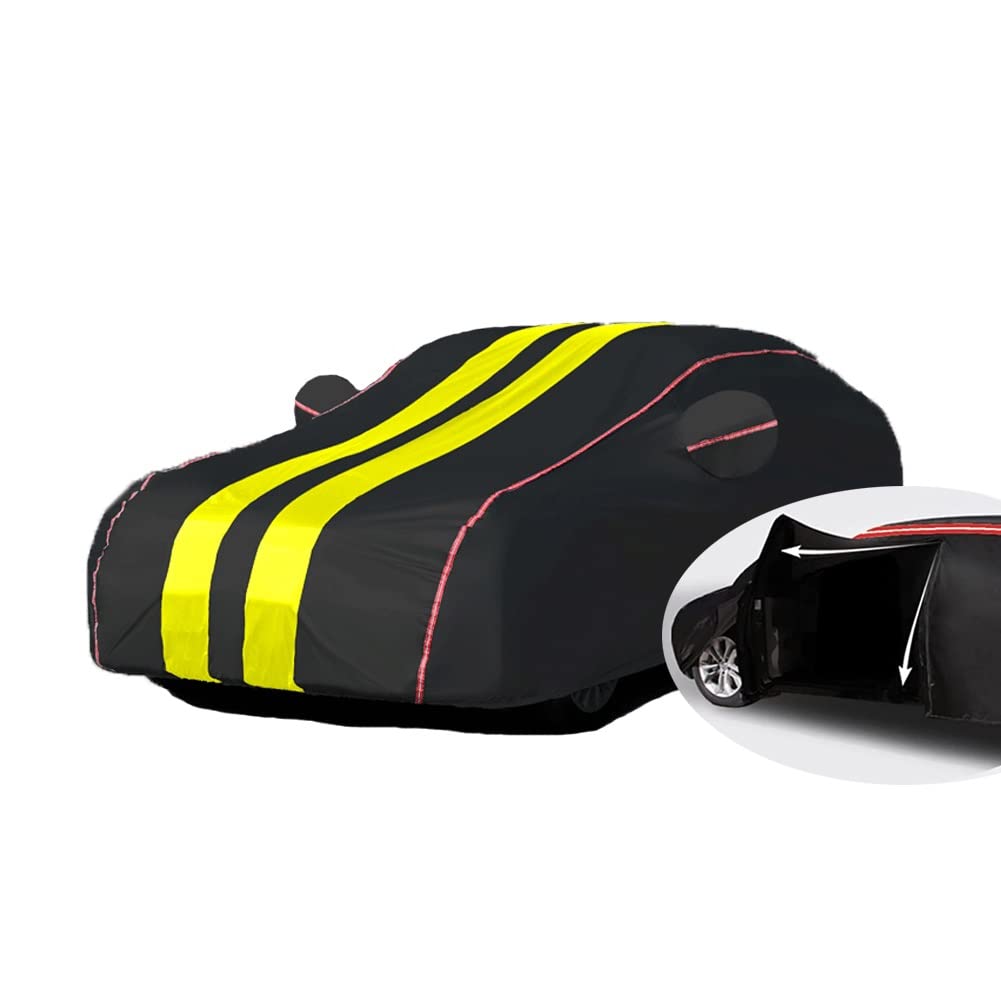 Autoabdeckung Outdoor füR Chevrolet Corvette C7, Autoabdeckung Vollgarage Abdeckplane, Auto Abdeckplane Wasserdicht, Hagelschutz Atmungsaktiv, mit Reißverschluss (Color : A2) von PEXGUN