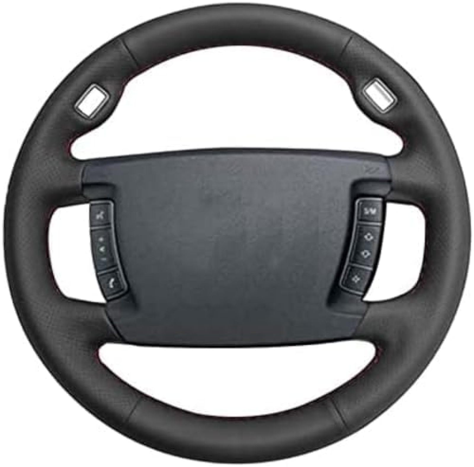 Handgenähter schwarzer Leder-Lenkradbezug, für BMW E65 E66 2001–2008, DIY atmungsaktive Lenkradbezüge Handgenähter schwarzer Leder-Lenkradbezug, für BMW E65 E66 2001–2008, DIY atmungsaktive Lenkradbezüge von PEYNIR