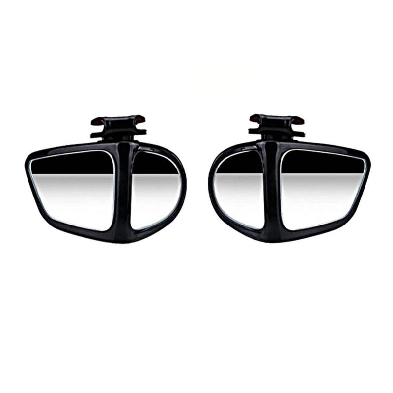 PGLVLZFGFN 1/2 stücke 360 rotation einstellbar auto blind fleck spiegel weitwinkel konvex rückseite spiegelansicht vorderen hinteren rad auto zubehör Autospiegel und Abdeckungen(LeftRight) von PGLVLZFGFN