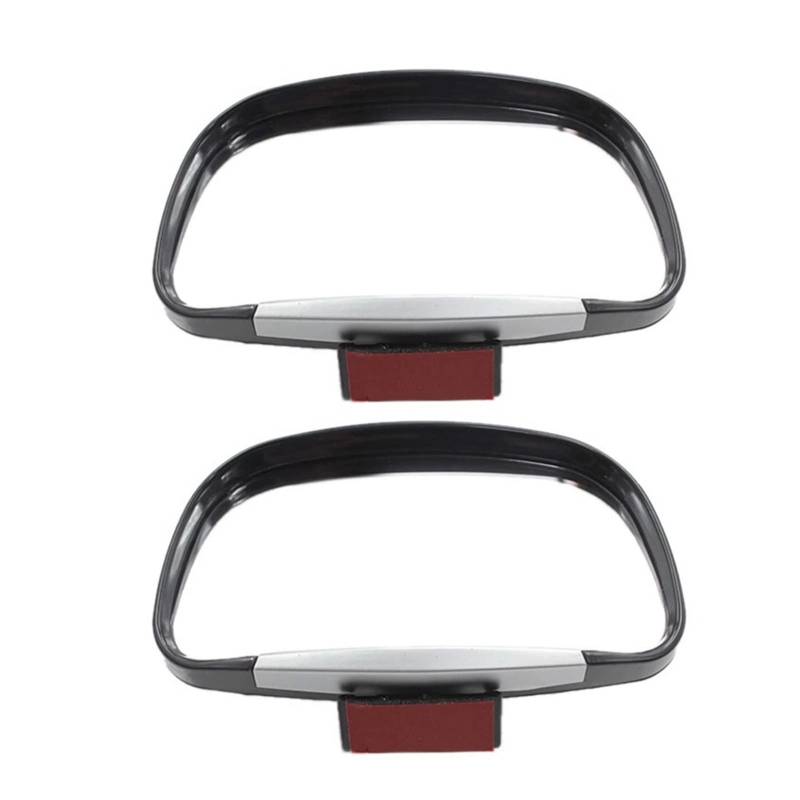 PGLVLZFGFN 1 Pair 360 Grad Rotation Einstellbare Rückansicht Spiegel Auto Blindfleck Spiegel Weitwinkelobjektiv for Parkhäulenspiegel Autospiegel und Abdeckungen(schwarz) von PGLVLZFGFN