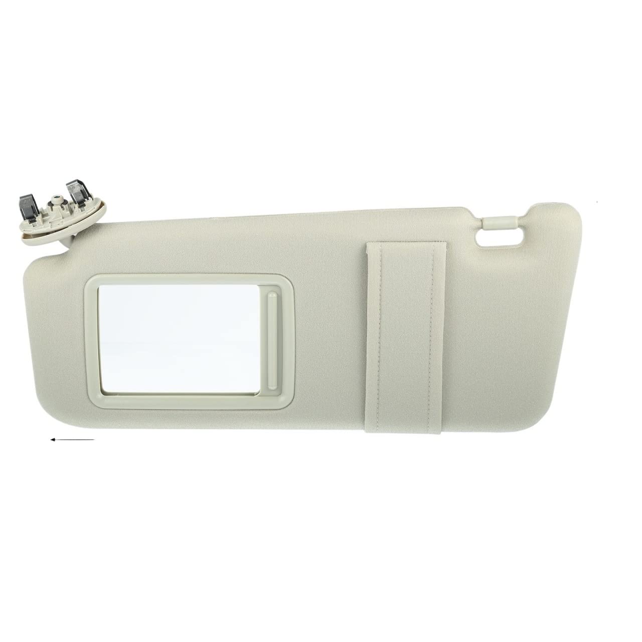 PGLVLZFGFN Rechte Beifahrerseite Linke Fahrerseite Sonnenblende Grau 74310-06750-B0 74320-06780-B0 Passend for Toyota Passend for Camry 2007-2011 Auto-Sonnenblende(Beige Left Side) von PGLVLZFGFN