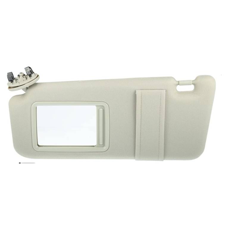 PGLVLZFGFN Rechte Beifahrerseite Linke Fahrerseite Sonnenblende Grau 74310-06750-B0 74320-06780-B0 Passend for Toyota Passend for Camry 2007-2011 Auto-Sonnenblende(Beige Left Side) von PGLVLZFGFN