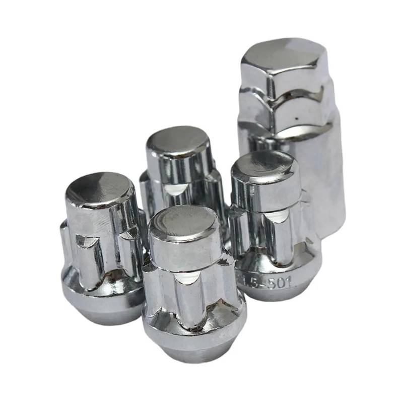 12x1,5mm Anti-Diebstahl-Verriegelung Radschrauben Kegelförmige Sicherheitsmuttern Mit Schlüssel von PGVXEM