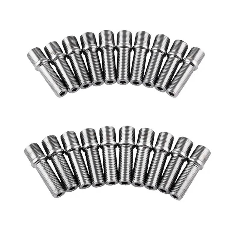 20x Radschrauben M14 *1,5 auf *1,5 Schraubadapter Kegelbund von PGVXEM