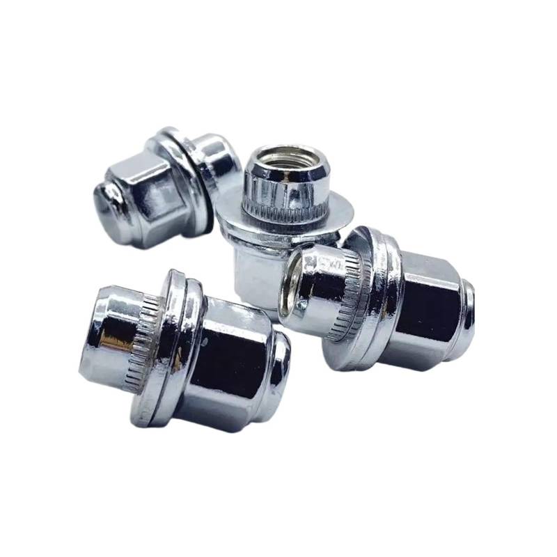 4 STÜCKE Alufelgenmuttern Kompatibel Mit Xf Xf-R Xe (M12x1.5) Chrom Radbolzen Bolzen Set Räder Reifen & Teile von PGVXEM