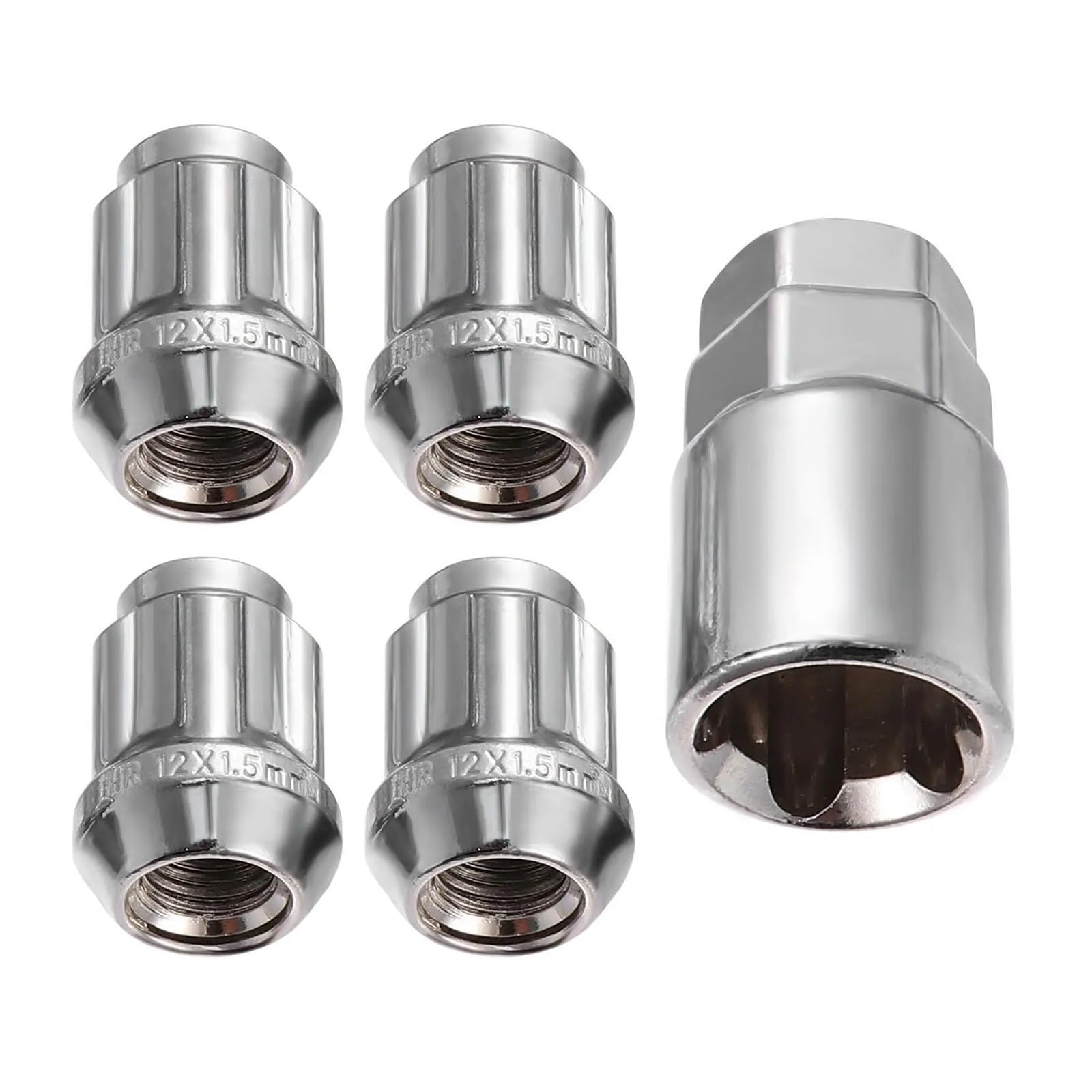 4 Stück Carbon Steel Anti-Diebstahl-Mutter Autoteile Radsicherungsmutter Radschraube Kfz-Zubehör Ersatz-Hardware 4 Stück Carbon Steel Anti-Diebstahl-Mutter Autoteile Radsicherungsmutter Radschraube Kfz-Zubehör Ersatz-Hardware von PGVXEM