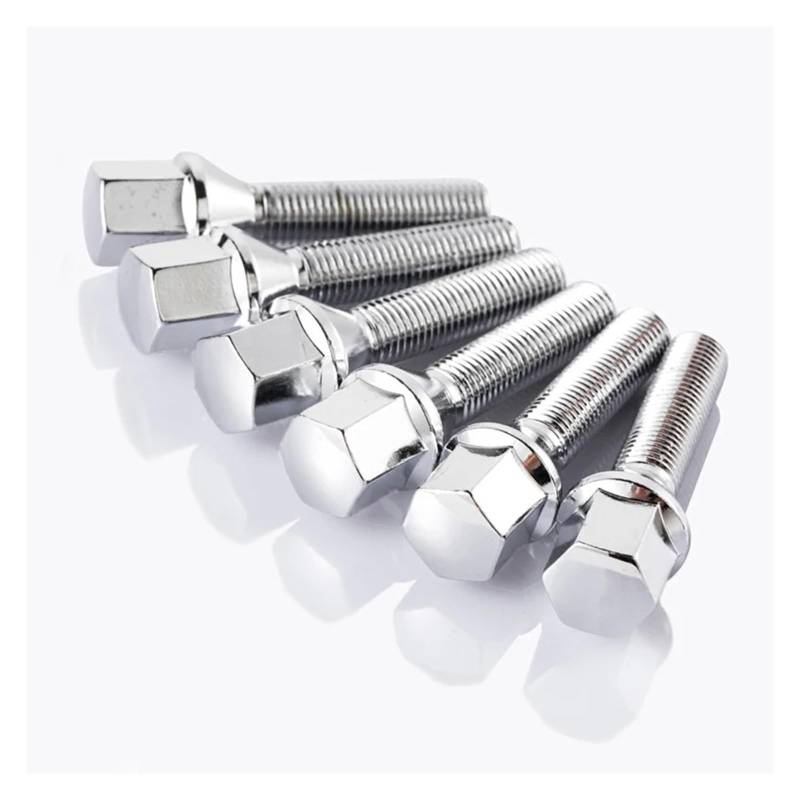 5 STÜCKE 12x1,5 12x1,25 14x1,5 14x1,25 40mm 45mm 50mm Kegelsitze Auto Radmuttern Radschrauben(45mm Length 14x1.5) von PGVXEM