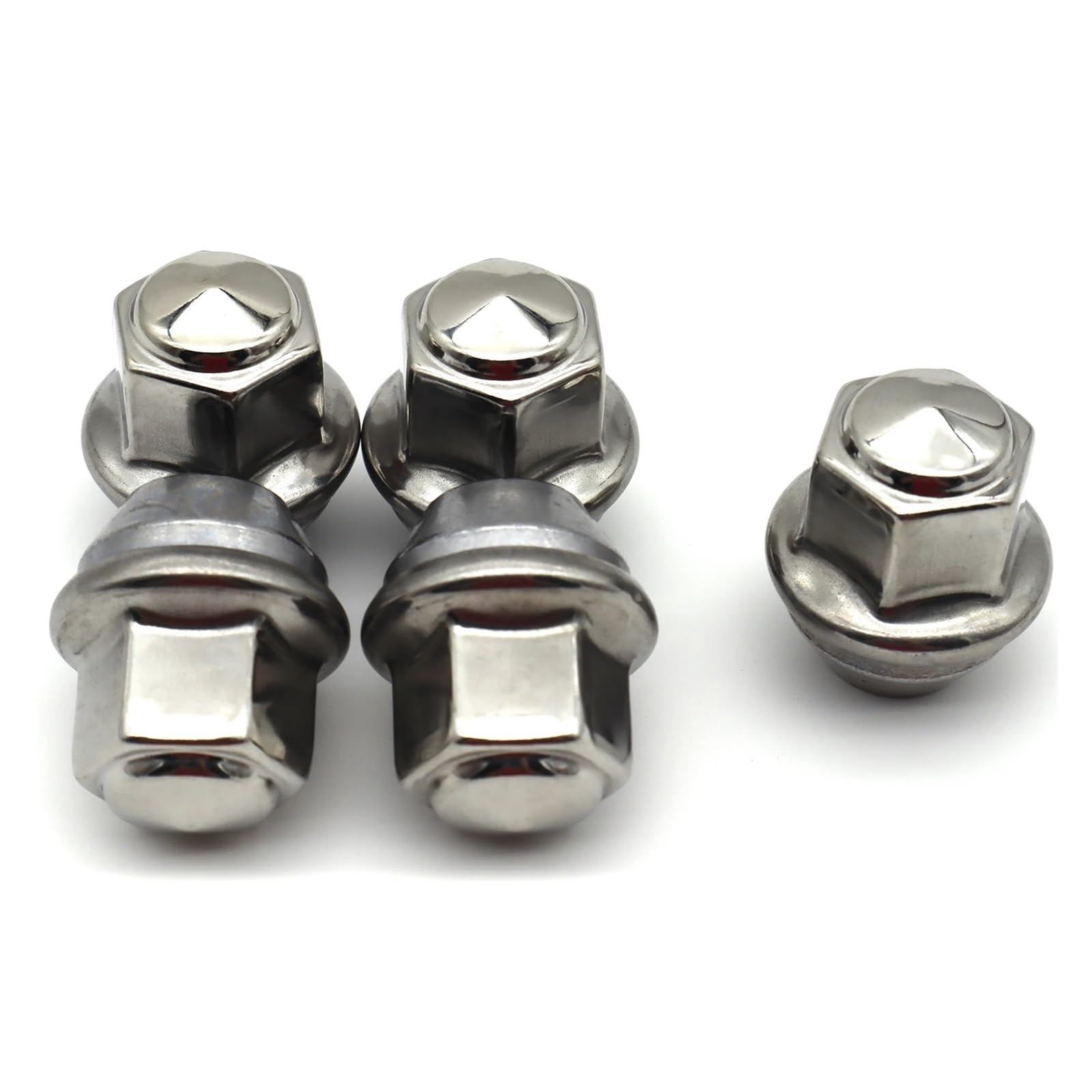 5 Stück, kompatibel mit KA Ranger Focus Fiesta, Radmuttern for Autos, M12 x 1,5, Silber, 2434886, 2179620, Autoreifen-Zubehör 5 Stück, kompatibel mit KA Ranger Focus Fiesta, Radmuttern for Autos, M12 x 1,5, Silber, 2434886, 2179620, Autoreifen-Zubehör von PGVXEM