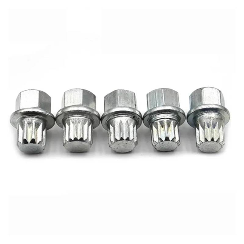 Kompatibel mit Golf A4 A6 A8 TT Diebstahlsicherer Radschrauben-Sicherungsmuttern-Schlüsseladapter Nr. 0 auf Nr. 9 8D0601139F(13 Teeth) von PGVXEM