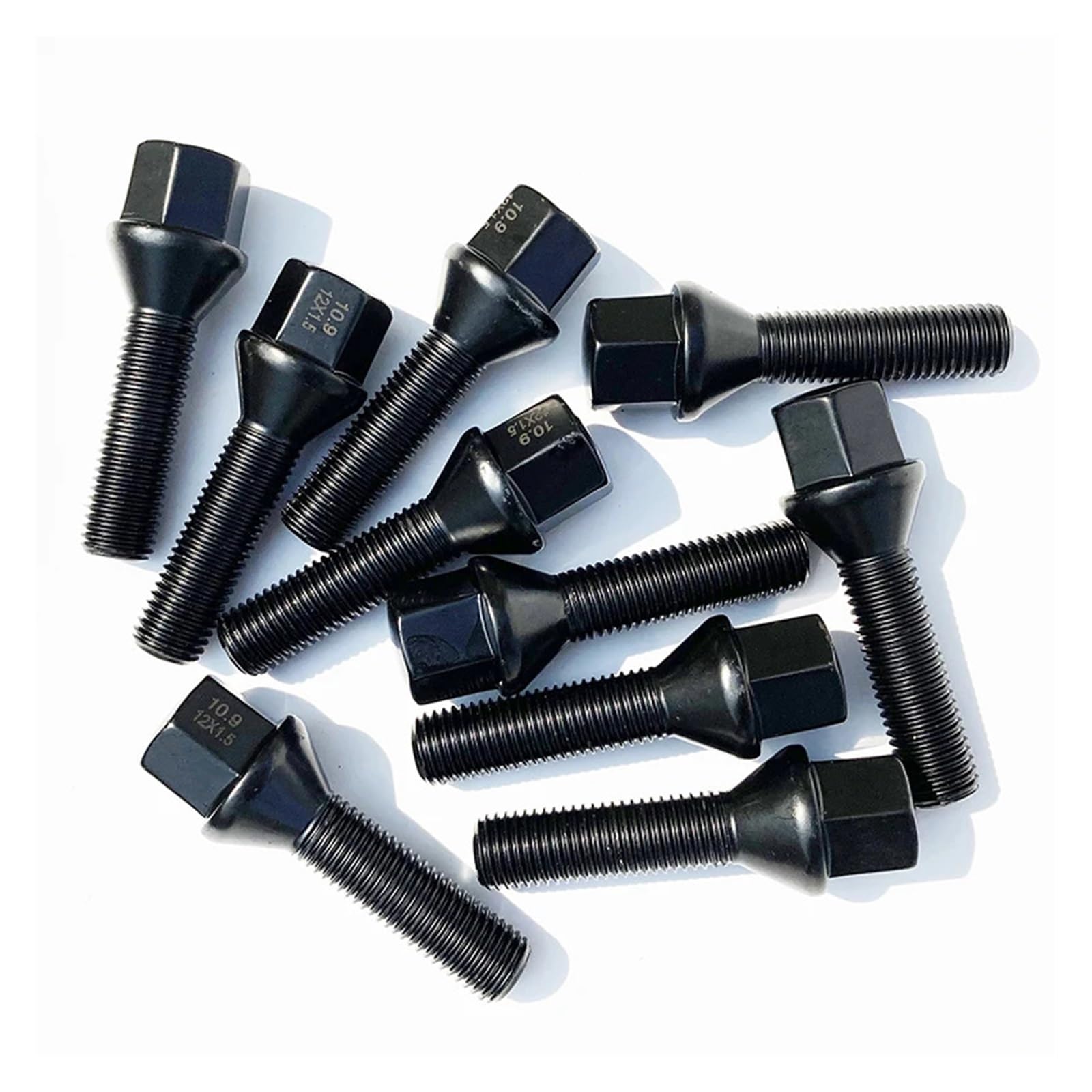 PGVXEM 10 STÜCKE 12x1,5 12x1,25 14x1,5 14x1,25 40mm 45mm 50mm 55mm Kegelsitze Auto Radabstandshalter Adaptor Radschrauben(55mm,M14x1.5) von PGVXEM