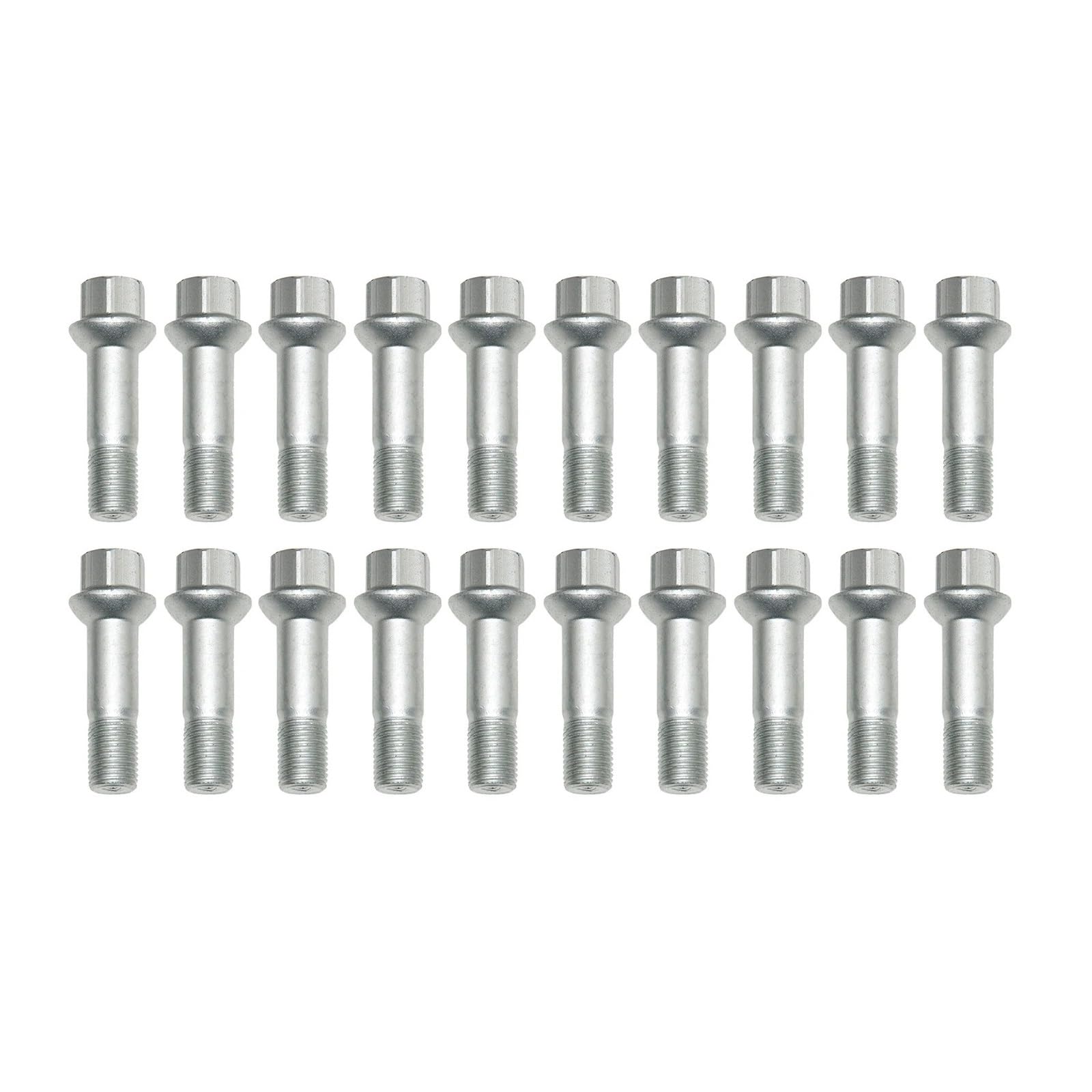 PGVXEM Satz mit 20 Radschrauben und Muttern, kompatibel mit W220 W251 X204 W164 W463 C140 M14 x 1,5 PGVXEM Satz mit 20 Radschrauben und Muttern, kompatibel mit W220 W251 X204 W164 W463 C140 M14 x 1,5 von PGVXEM