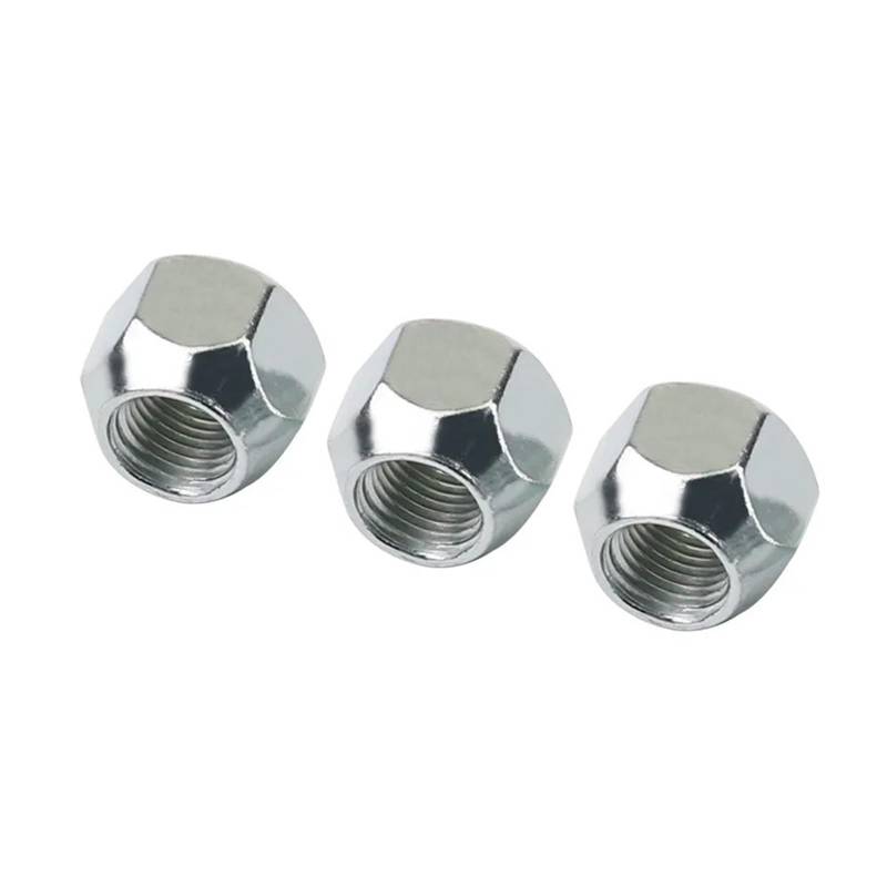 Schlüssel 21 mm Höhe 16 mm Radmuttern 8 Stück M12 * 1,5 M12 * 1,25 M14 * 1,5 1/2-20 Radanhängerösen Reifen Hutmutter Silber Radmuttern offen(10 pcs,M14x1.5) von PGVXEM