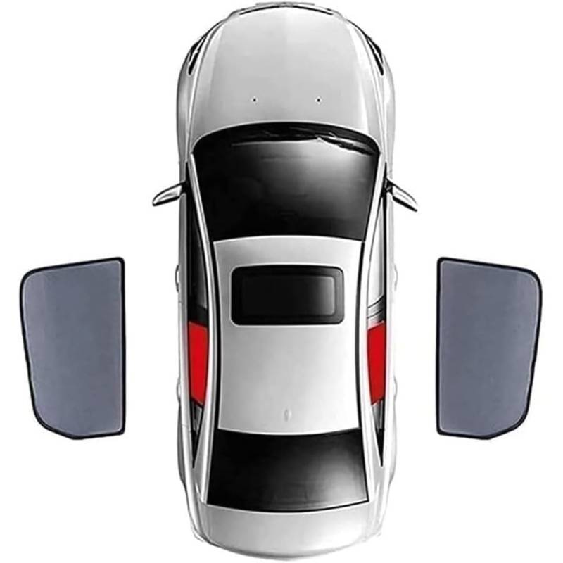 Auto Seitenfenster Sonnenschutz Für Skoda Octavia 2008-2023-pr, Sonnenblenden UV-Schutz Lüftun Vordere Und Hintere Privacy Protection Accessories,B/2 Rear Doors von PGYREUGQ