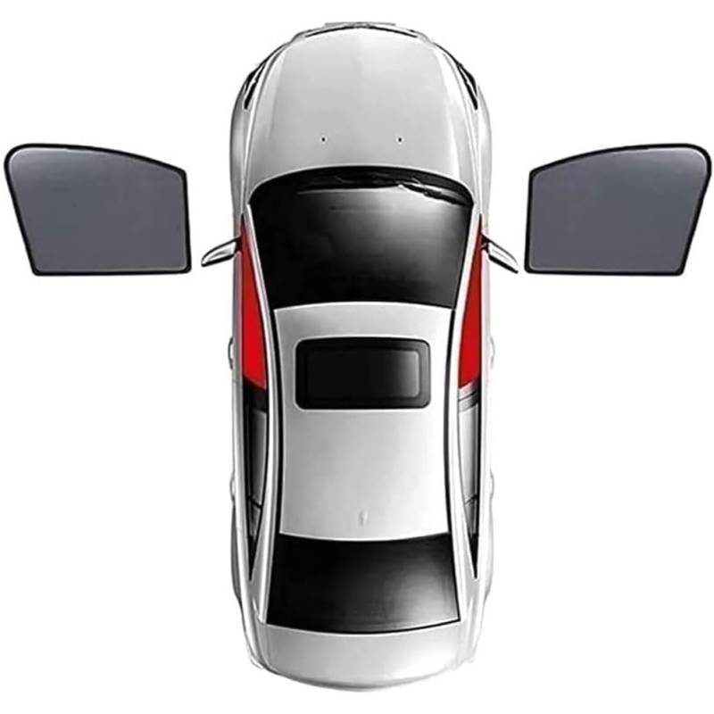 Auto Seitenfenster Sonnenschutz Für Smart Forfour W453 W454, Sonnenblenden UV-Schutz Lüftun Vordere Und Hintere Privacy Protection Accessories,A/2 Front Doors von PGYREUGQ