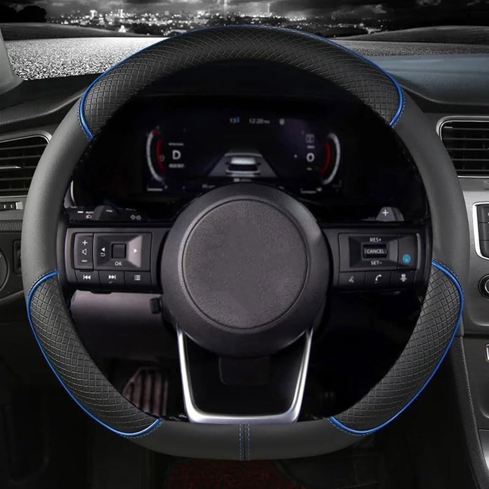PGYREUGQ Leder Auto Lenkrad Abdeckung Für Dacia Jogger 2022-2024, Universal Lenkradbezug Anti-rutsch Bequem 38CM / 15''Innenraum Auto Zubehör,D-A PGYREUGQ Leder Auto Lenkrad Abdeckung Für Dacia Jogger 2022-2024, Universal Lenkradbezug Anti-rutsch Bequem 38CM / 15''Innenraum Auto Zubehör,D-A von PGYREUGQ