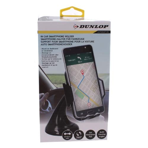 Dunlop Automotive All Ride Handyhalter Auto Saugnapf - Universal - Saugnapf - Schwarz Dunlop Automotive All Ride Handyhalter Auto Saugnapf - Universal - Saugnapf - Schwarz von Dunlop Automotive