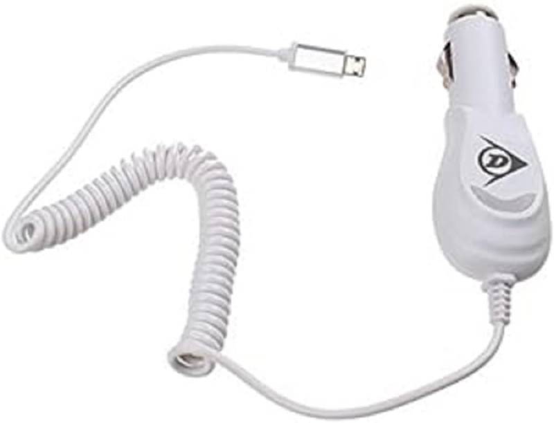 Dunlop Ladegerät Micro USB 12/24 Volt 1 Ampere weiß von Dunlop Automotive