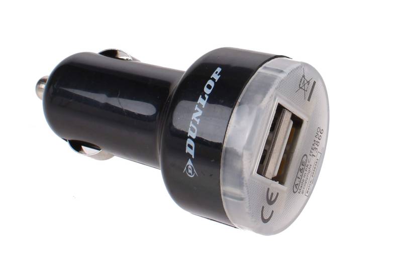 Dunlop Automotive autoladegerät Dual USB 12/24V schwarz von Dunlop Automotive