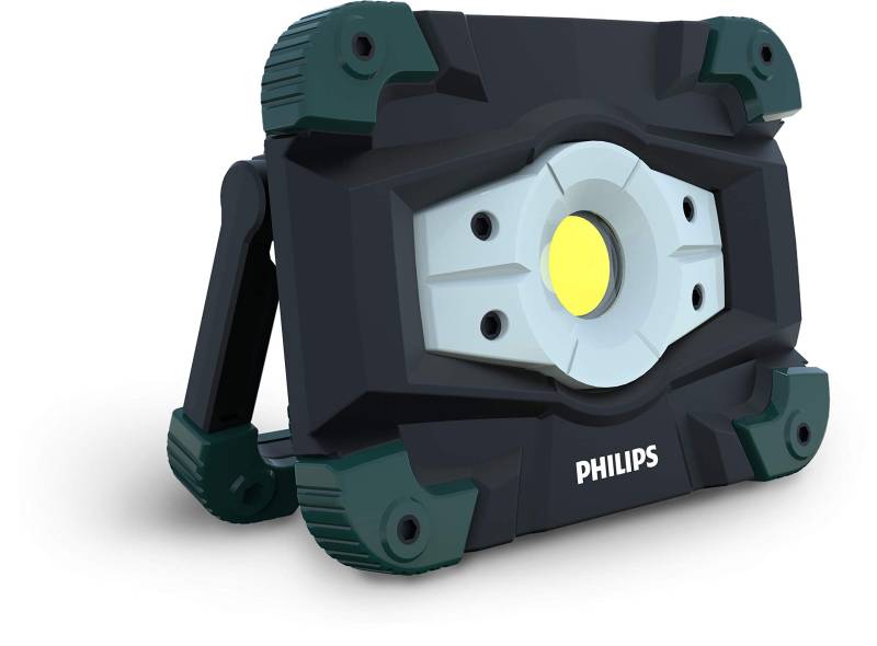 Philips EcoPro50 LED-Arbeitsleuchte, tragbarer wiederaufladbarer LED-Strahler aus Aluminium, Baustrahler, 1000lm, Powerbank Funktion von Philips automotive lighting