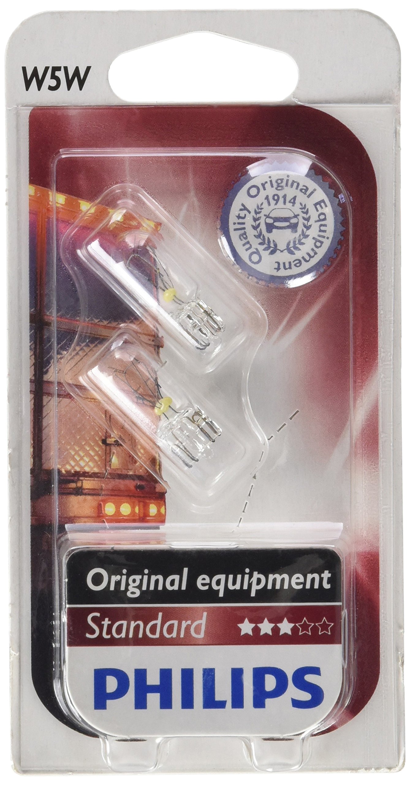 Philips 13961B2 Innenbeleuchtung W5W, 2er Blister Philips 13961B2 Innenbeleuchtung W5W, 2er Blister von Philips